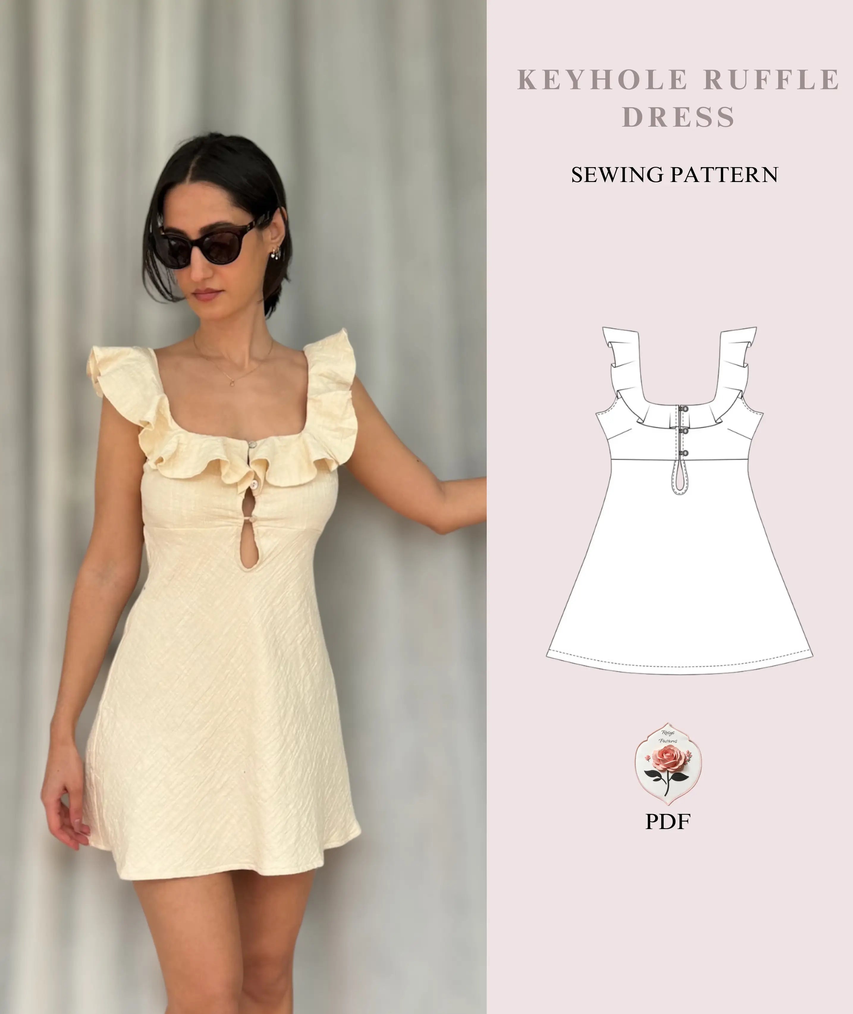 short summer dress patterns A free sundress pattern. In Orange