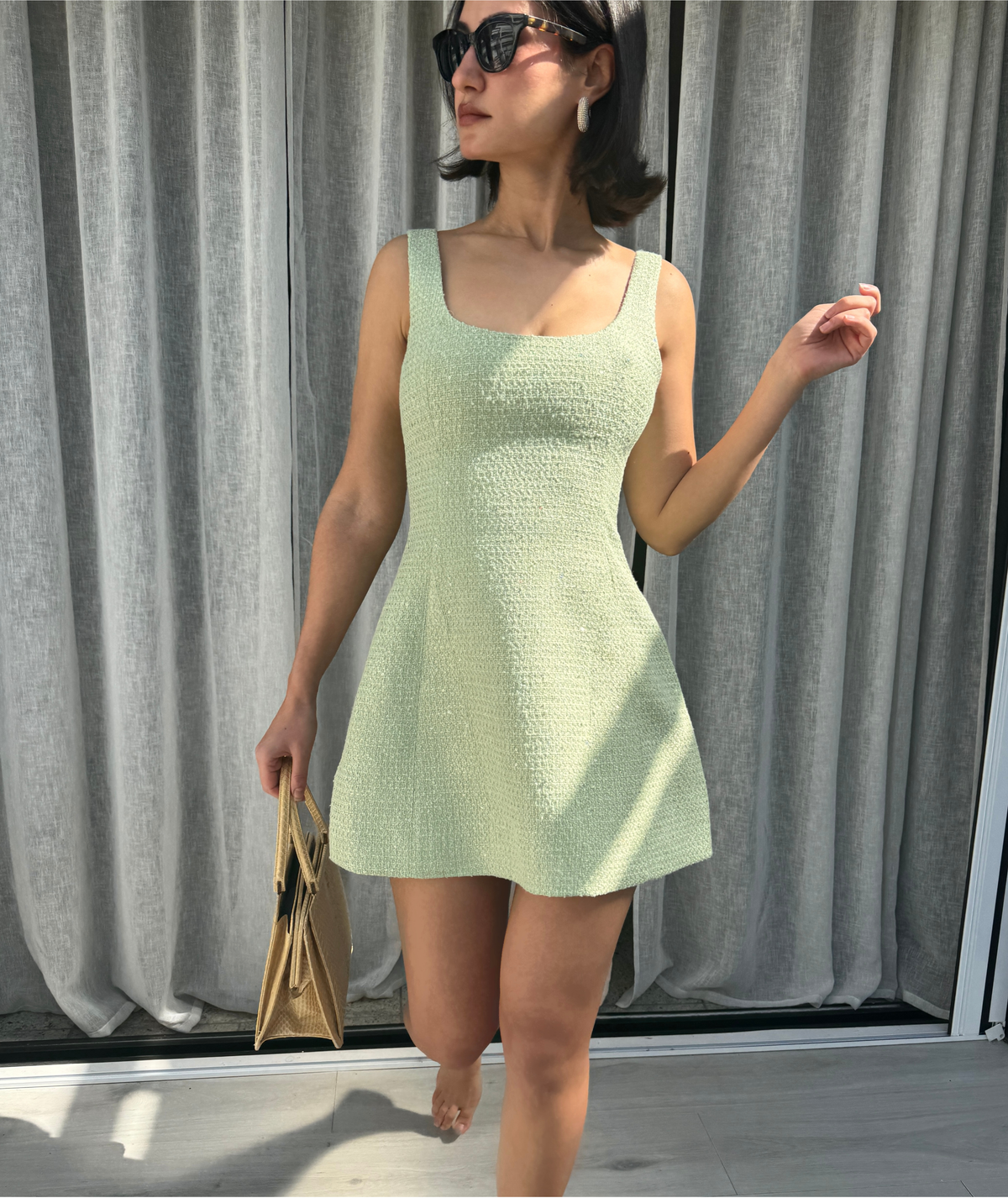 Jana Dress Sewing Pattern | Princess Seam Mini Dress Pattern | Fully Lined A-Line Dress with Scoop Neck | Beginner Friendly | Sizes XXS–2XL | Instant PDF Download