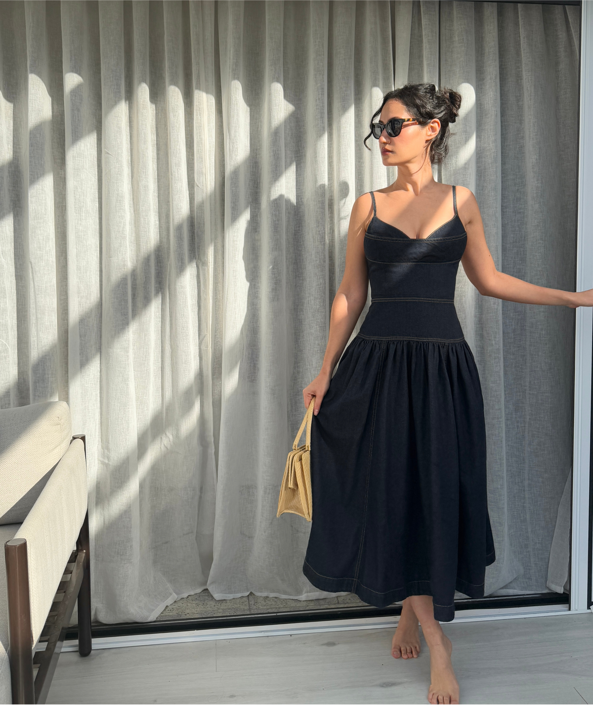Verona Dress | Corset Style Midi Dress | Sweetheart Neck Panel Dress with Straps | Beginner Friendly | Sizes XXS–2XL | Instant PDF Download