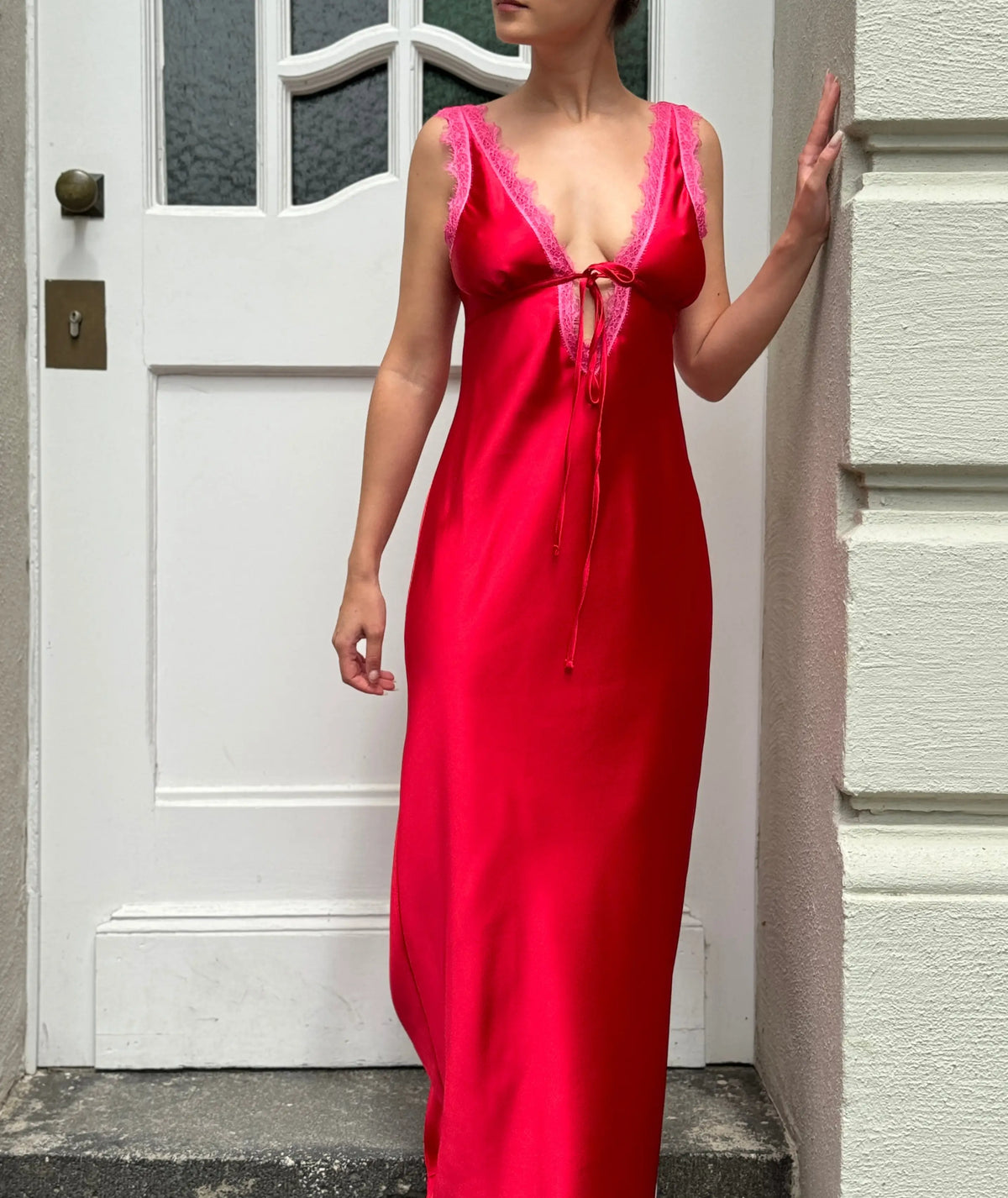 Vintage Lingerie Maxi Bias Dress Pdf Sewing Pattern XXS-XXL