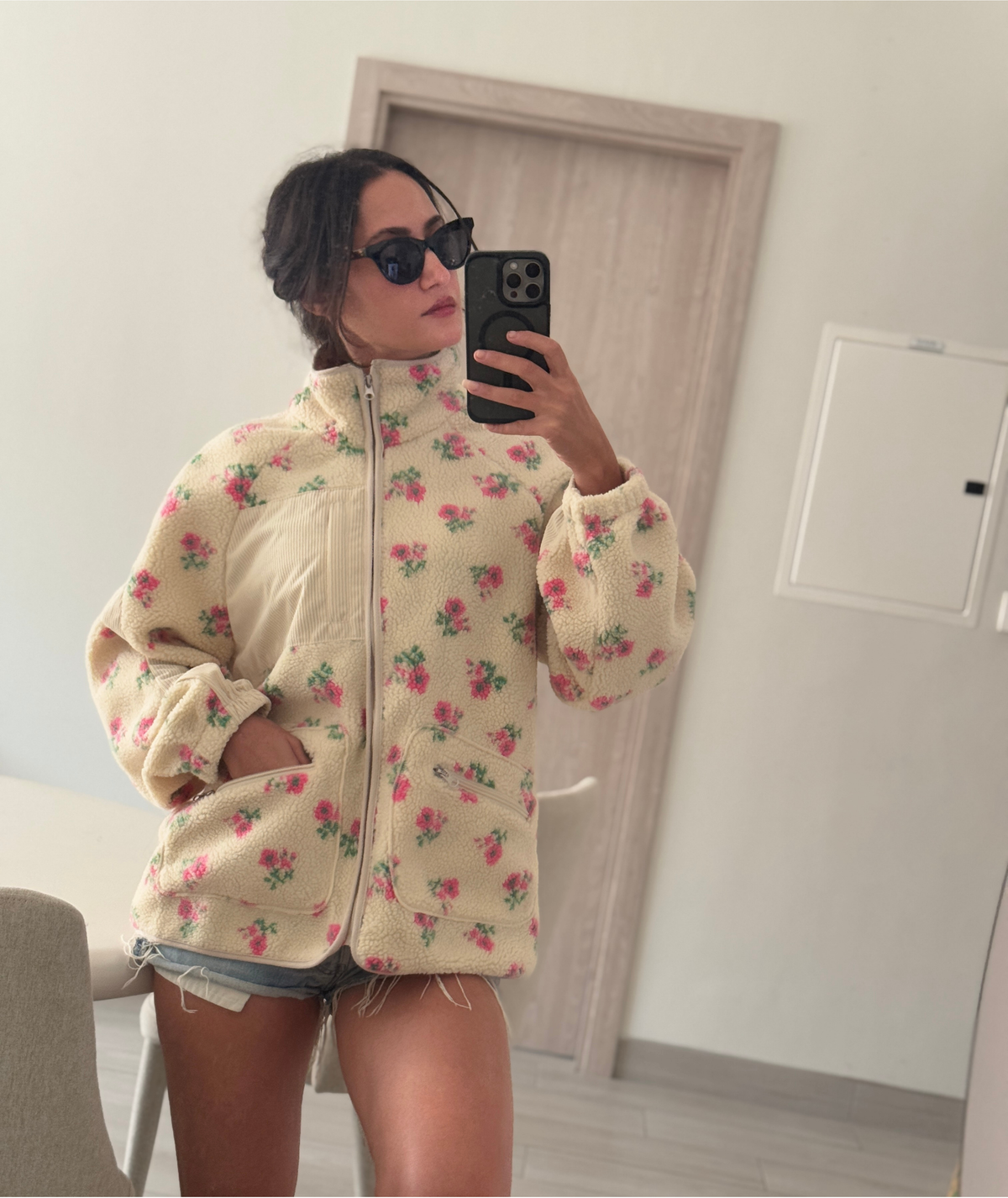 Ida Jacket | Fleece Teddy Jacket Sewing Pattern | Sizes XXS–2XL | Beginner Zip-Up Fleece Jacket | Raglan Sleeve Outerwear | Instant PDF Download