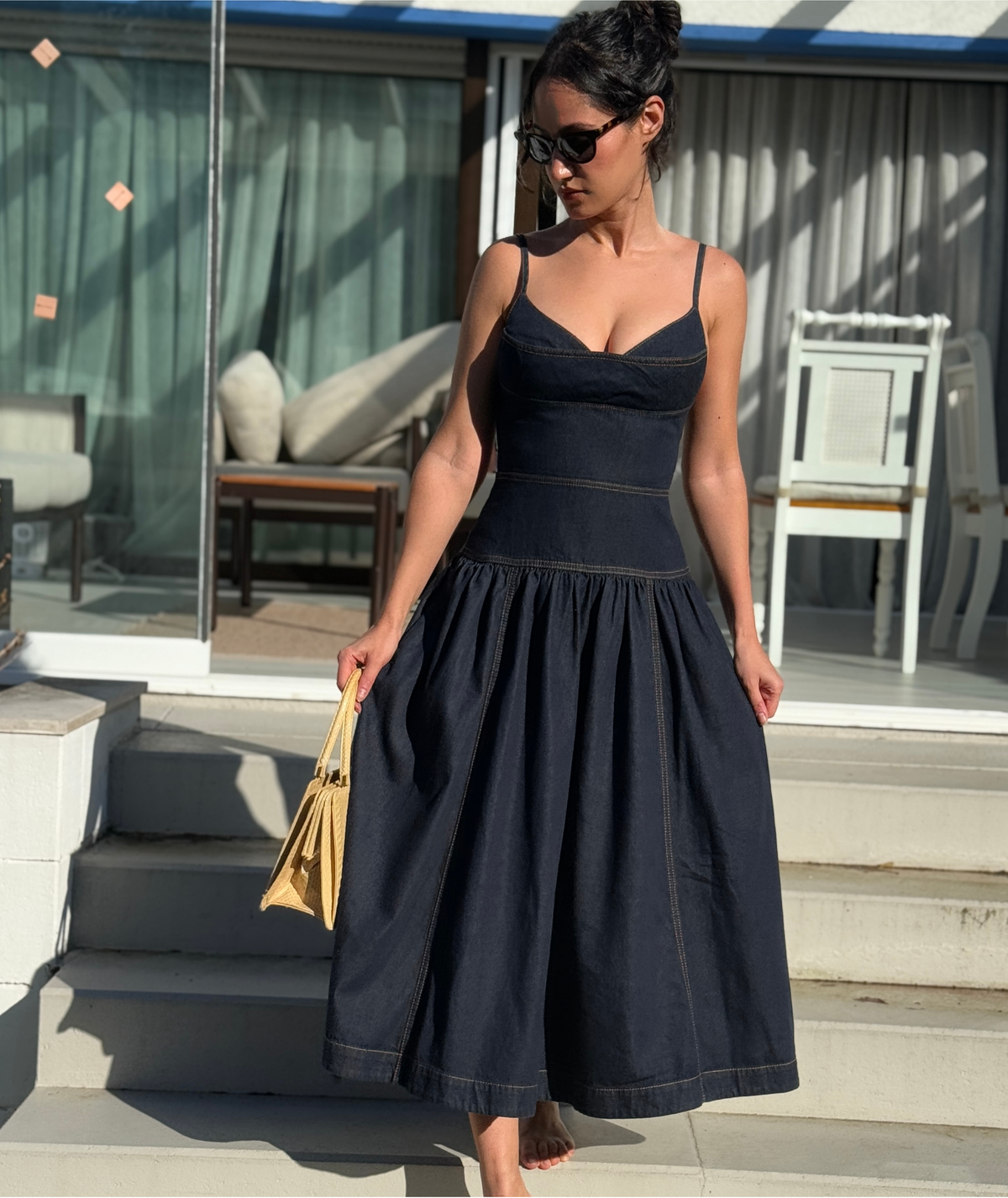 Verona Dress | Corset Style Midi Dress | Sweetheart Neck Panel Dress with Straps | Beginner Friendly | Sizes XXS–2XL | Instant PDF Download