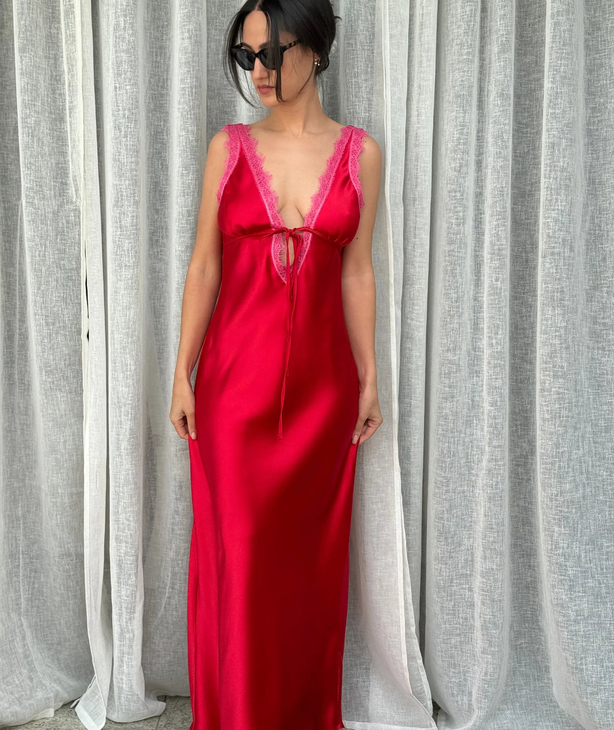 Vintage Lingerie Maxi Bias Dress Pdf Sewing Pattern XXS-XXL