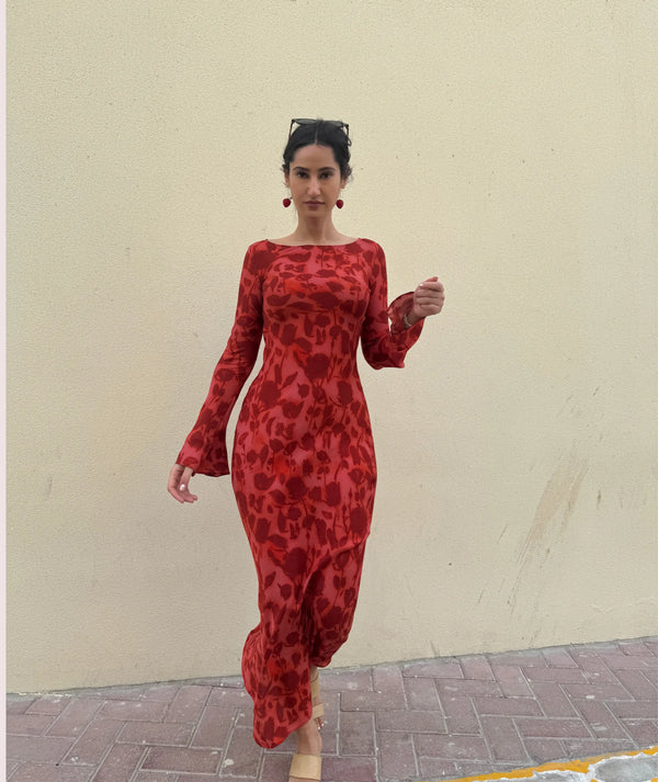 Bell Sleeve Maxi & Mini Dress Sewing Pattern