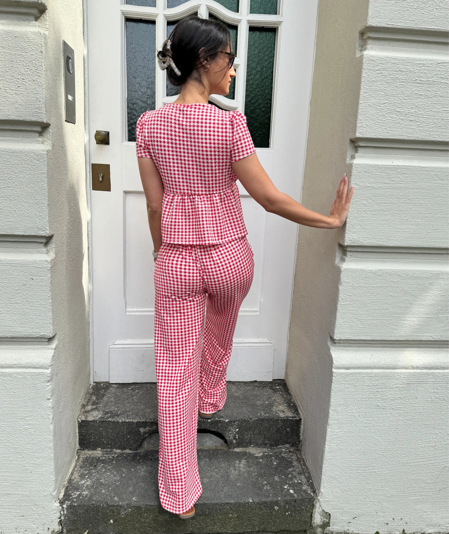 Milkmaid Top + Pants Sewing Pattern Tie Crop Top Wide Leg Pants