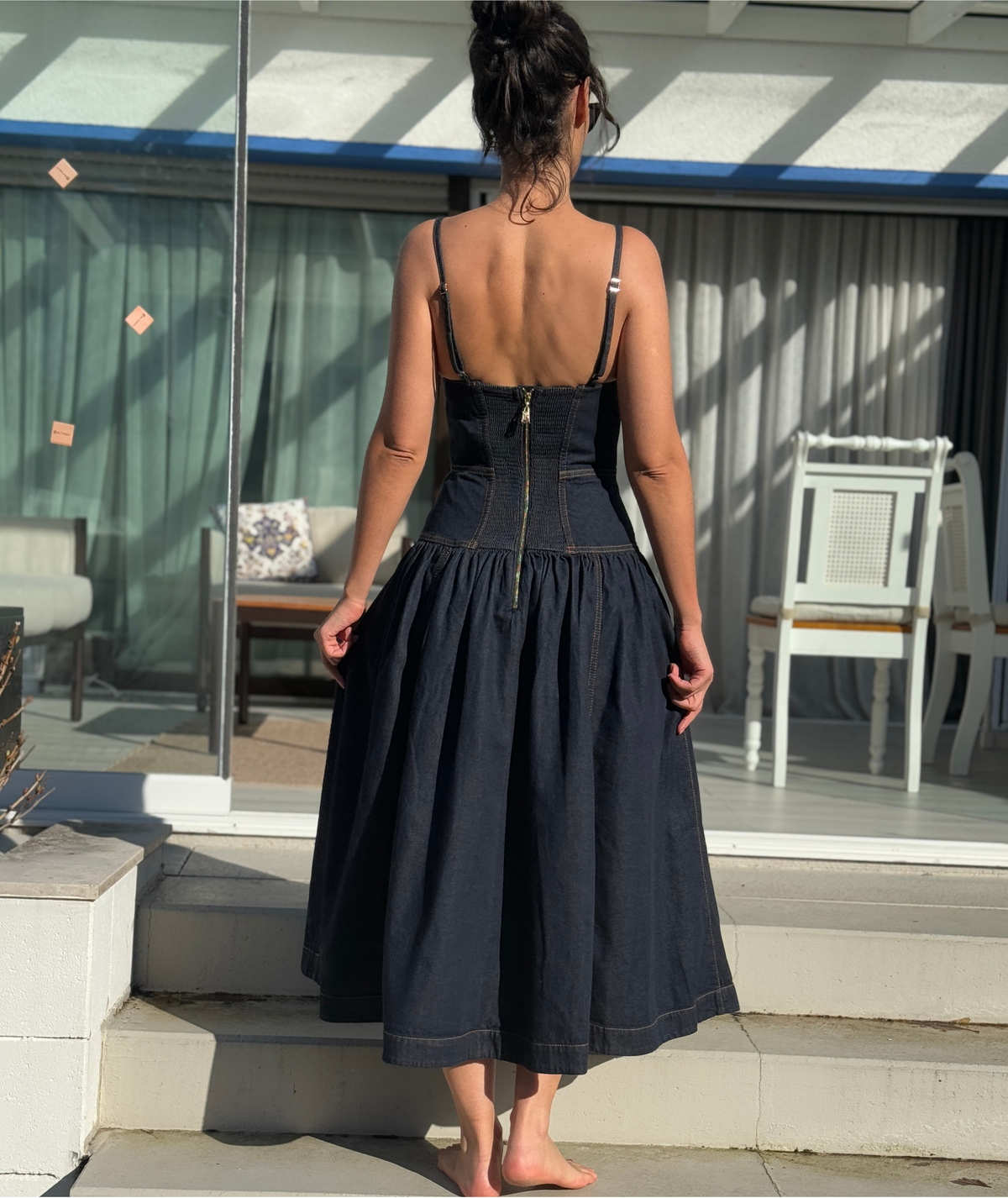 Verona Dress | Corset Style Midi Dress | Sweetheart Neck Panel Dress with Straps | Beginner Friendly | Sizes XXS–2XL | Instant PDF Download