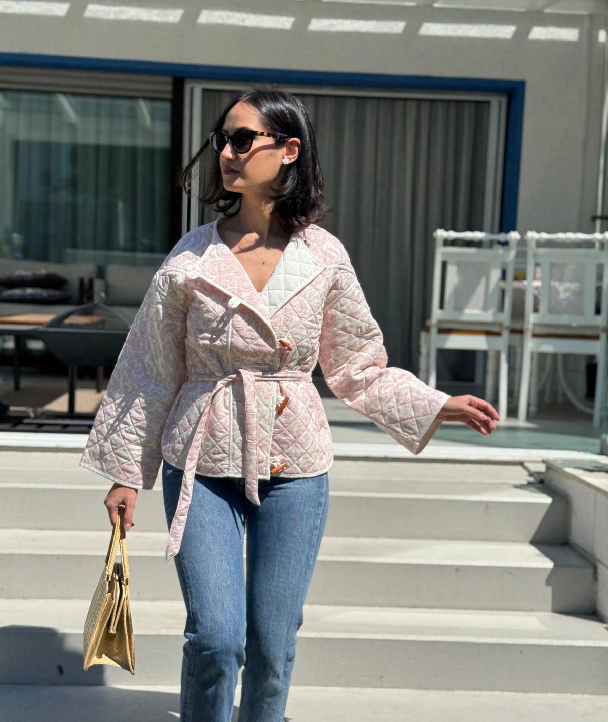 Belted Quilted Jacket Beginner Sewing Pattern Coat pdf XXS-XXL