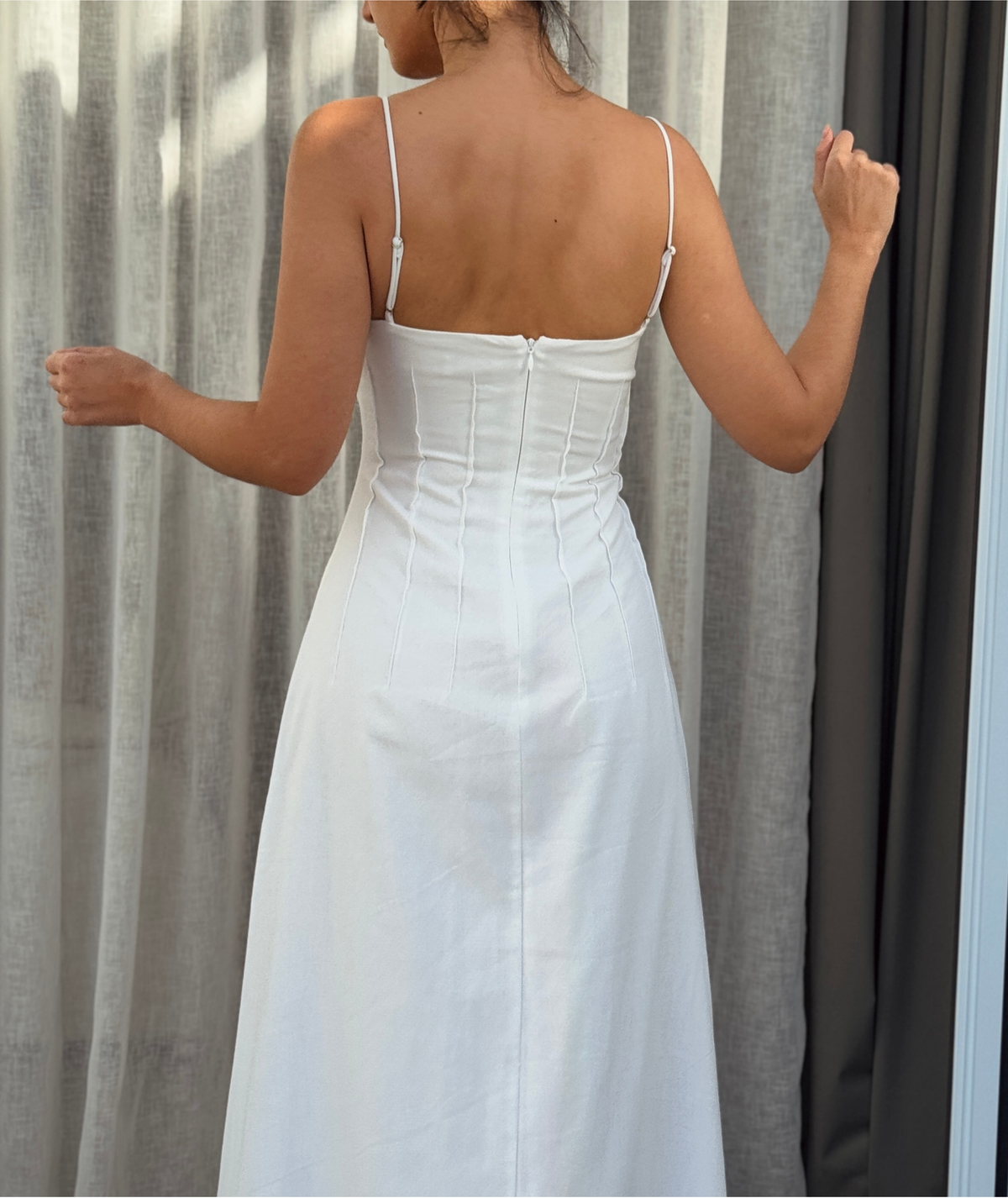 Shiva Dress | Corset Style A-Line Dress Pattern | Spaghetti Strap Maxi Dress | Beginner Friendly | Sizes XXS–2XL | Instant PDF Download