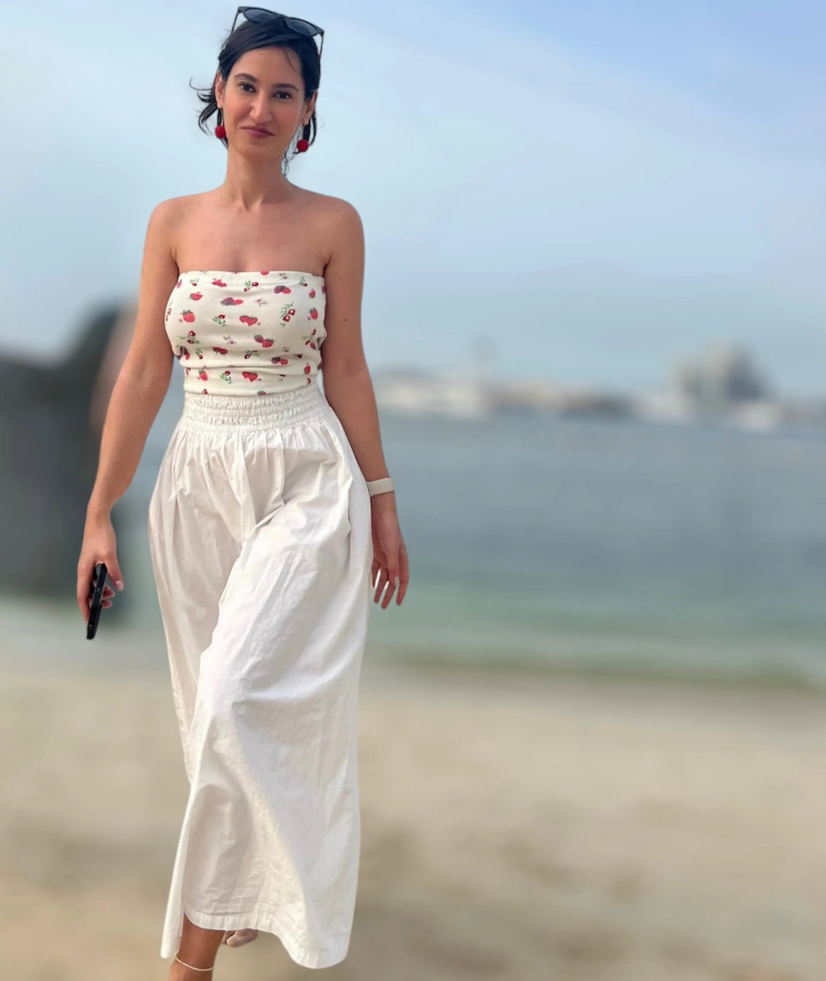 3 Piece Set Midi Skirt Square Neck Crop Top & Tube Top Beginner Sewing Pattern Bundle PDF