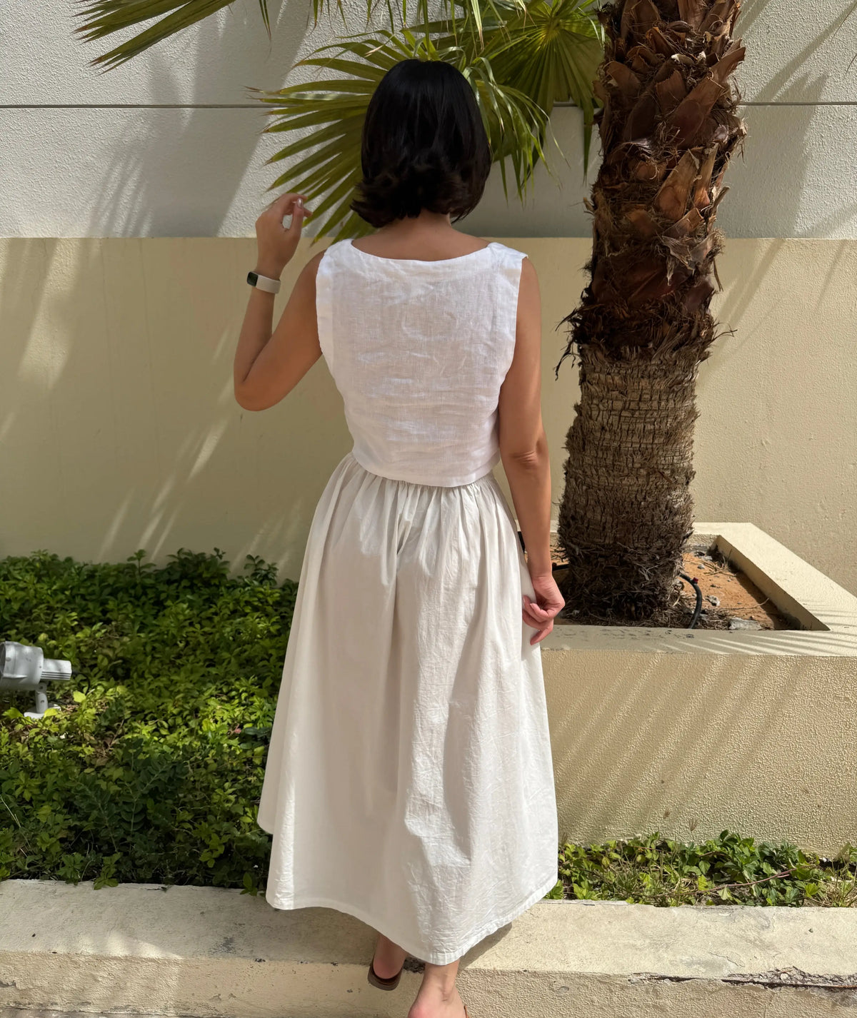 3 Piece Set Midi Skirt Square Neck Crop Top & Tube Top Beginner Sewing Pattern Bundle PDF