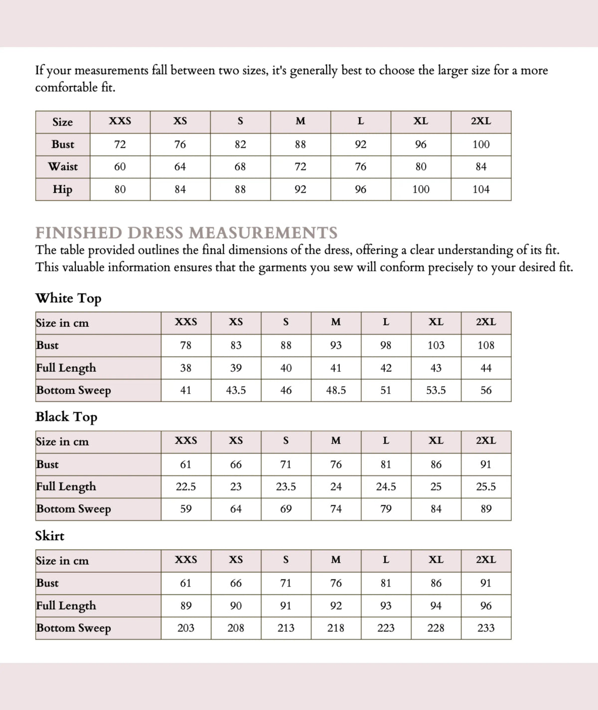 3 Piece Set Midi Skirt Square Neck Crop Top & Tube Top Beginner Sewing Pattern Bundle PDF