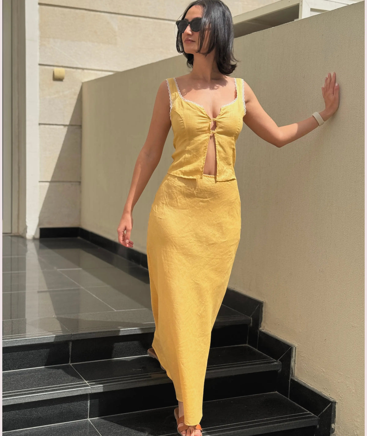 Crop Top and Maxi Skirt Pattern PDF Beginner Sewing Pattern