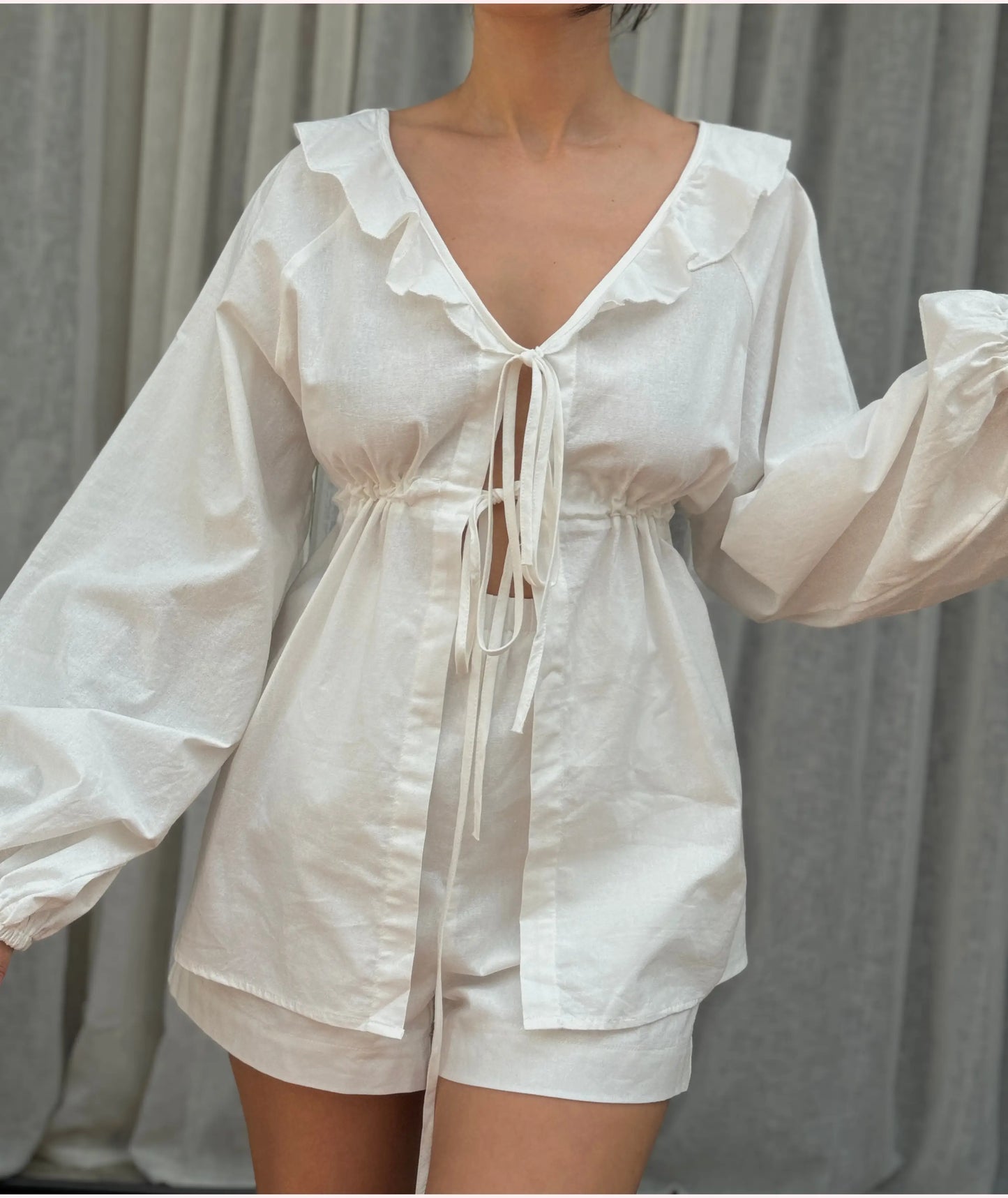 Tie Front Shirt + Shorts PDF Easy Sewing Pattern