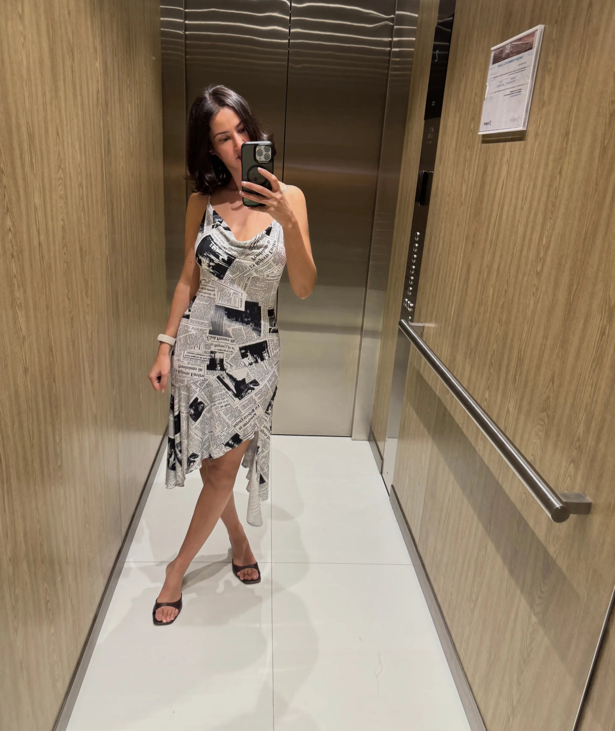 Carrie Bradshaw Sex and the City Newspaper Dress Sewing Pattern Instant Download PDF