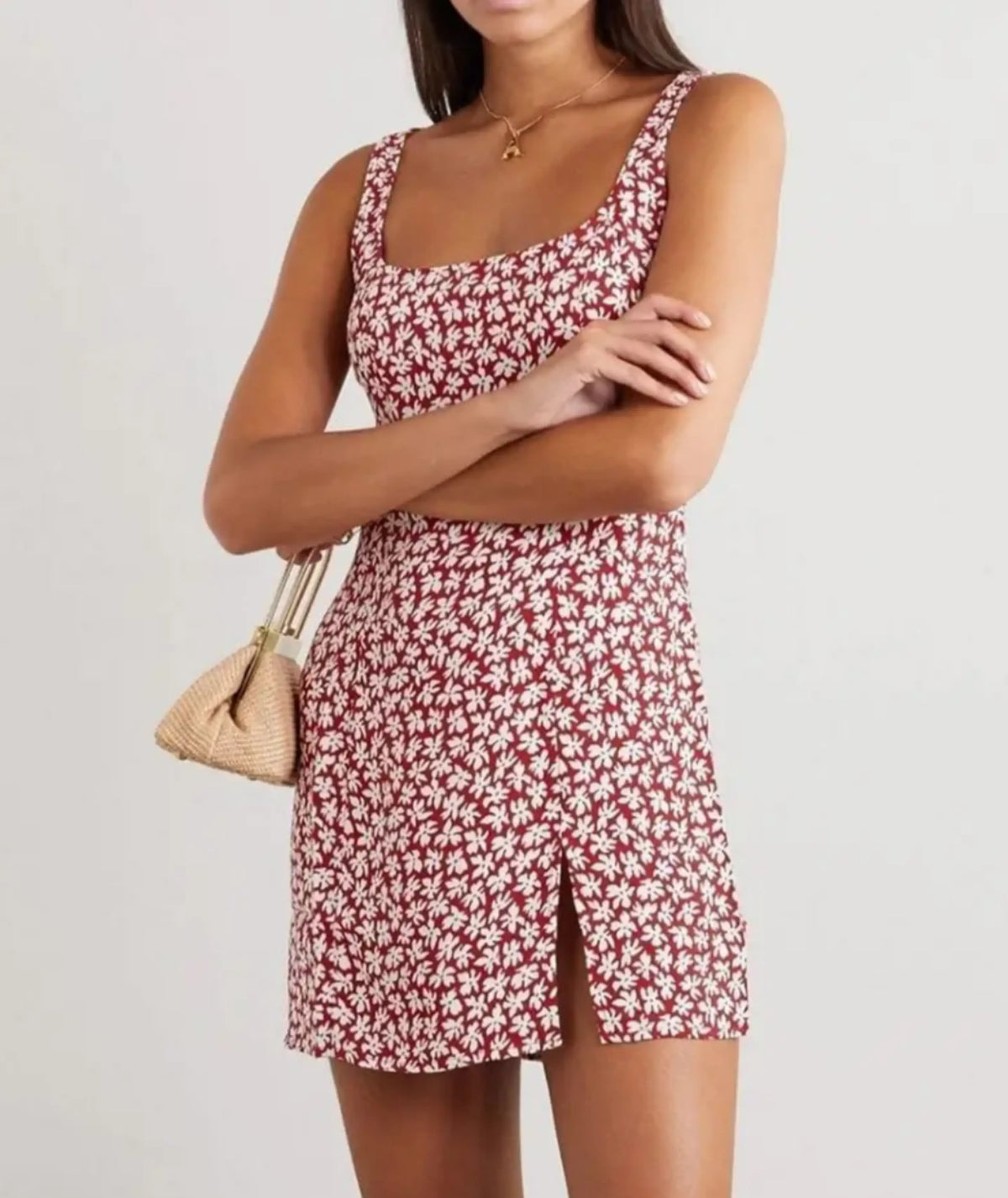 90s Mini Side Slit  Dress PDF Pattern