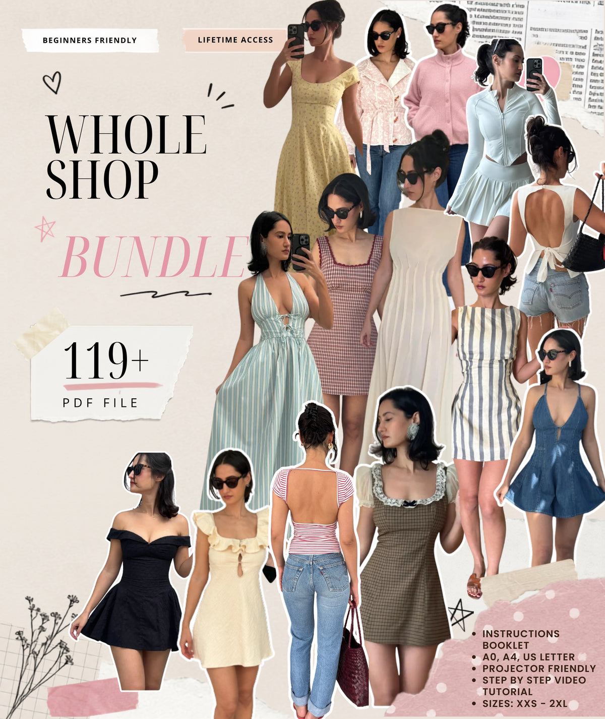 Whole Shop Bundle 100+ PDF Patterns