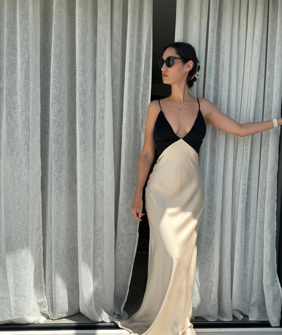 Long Evening Bias Dress PDF Sewing Pattern