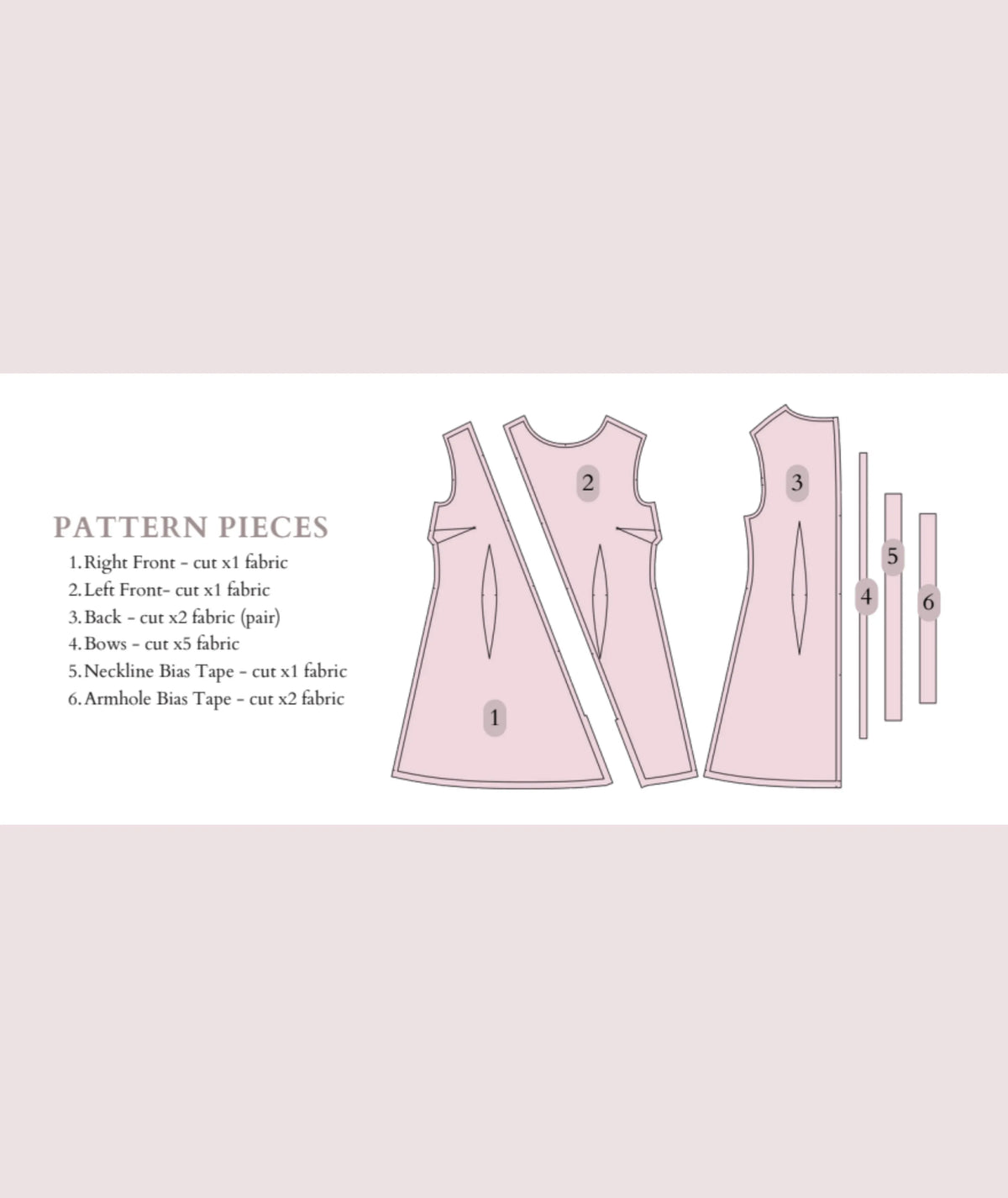 Millie Dress | Sleeveless Mini Dress Pattern with Bow Ties | Diagonal Front Seam | Beginner Friendly | Sizes XXS–2XL | Instant PDF Download