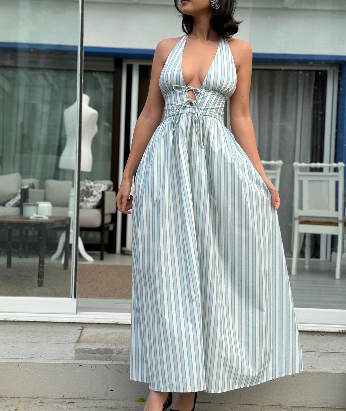 Open Back Halter Dress Beginner Sewing Pattern PDF Rosys Patterns Open Back Halter Dress Beginner Sewing Pattern PDF Rosys Patterns