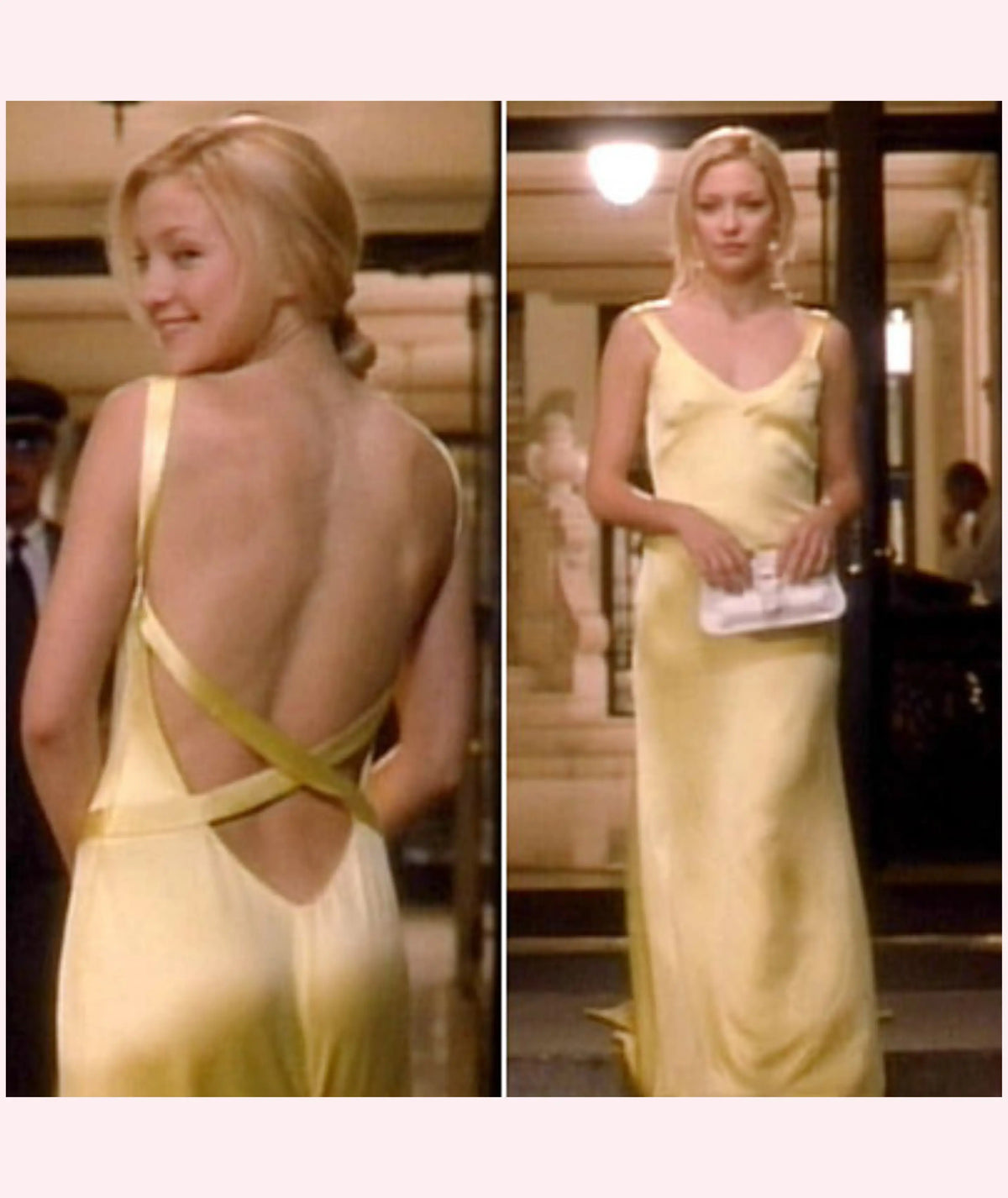 Yellow Rom Com Dress Pattern Satin Evening Gown How to Lose a Guy in 1 Rosys Patterns Yellow Rom Com Dress Pattern Satin Evening Gown How to Lose a Guy in 1 Rosys Patterns