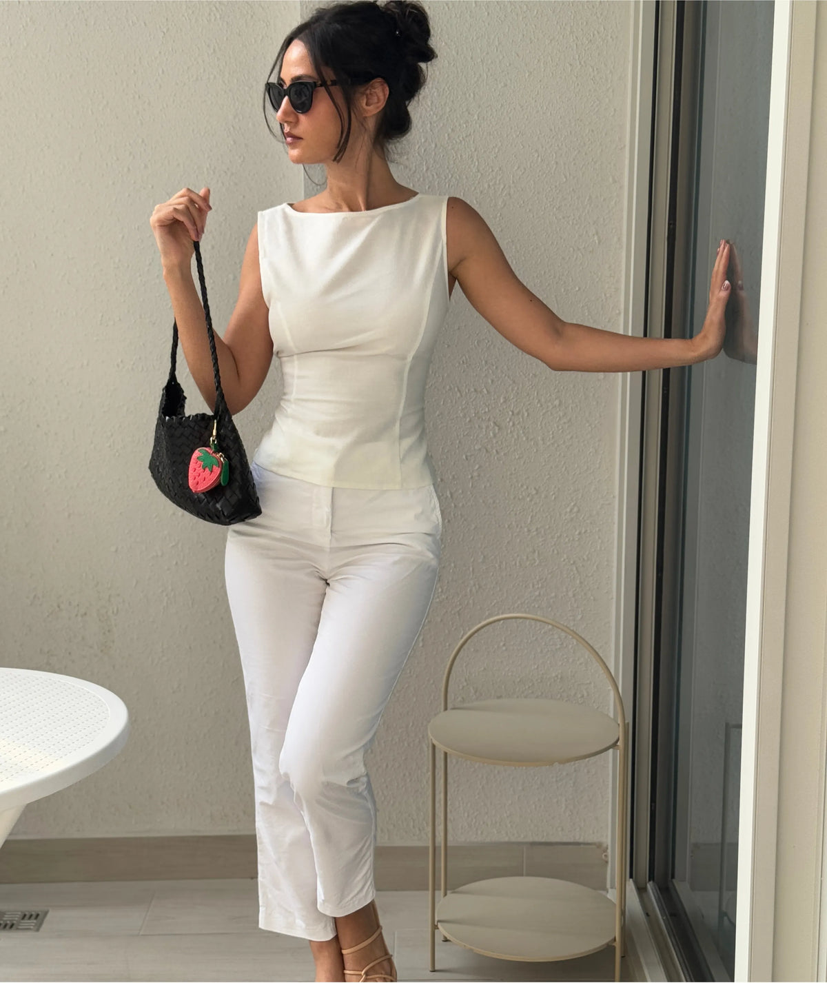 Sayda Top Sewing Pattern | Open Back Sleeveless Top Pattern | Princess Seam Blouse with Waist Ties | Beginner Friendly | Sizes XXS–2XL | Instant PDF Download