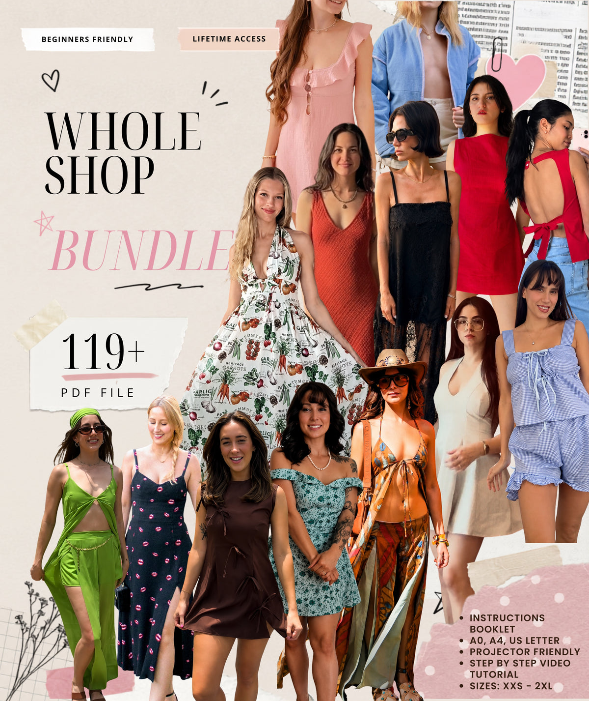 Whole Shop Bundle 100+ PDF Patterns