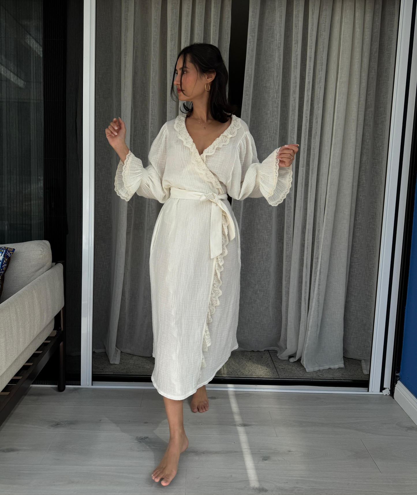 Robe + Maternity Pattern | Womens Loungewear Pattern | PDF Sewing Pattern | Kimono Morning Robe | Easy Sewing Pattern | INSTANT DOWNLOAD