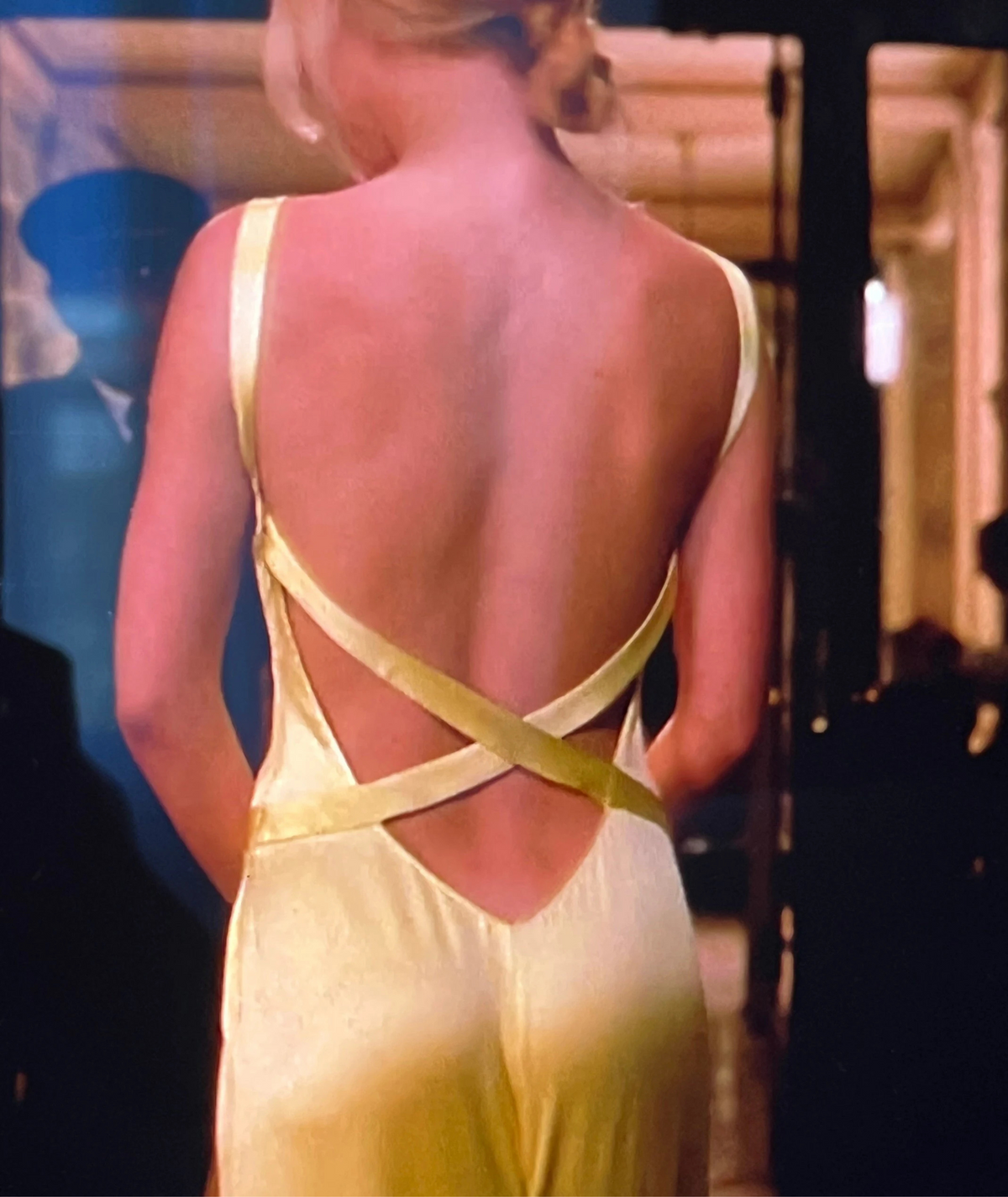 Yellow Rom Com Dress Pattern Satin Evening Gown How to Lose a Guy in 10 Days Andie Anderson Dress