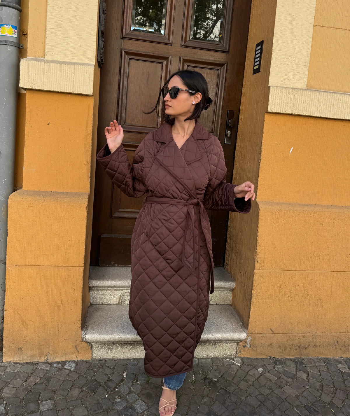 Quilted Coat Jacket Beginner Sewing Pattern PDF Size XXS-XXL