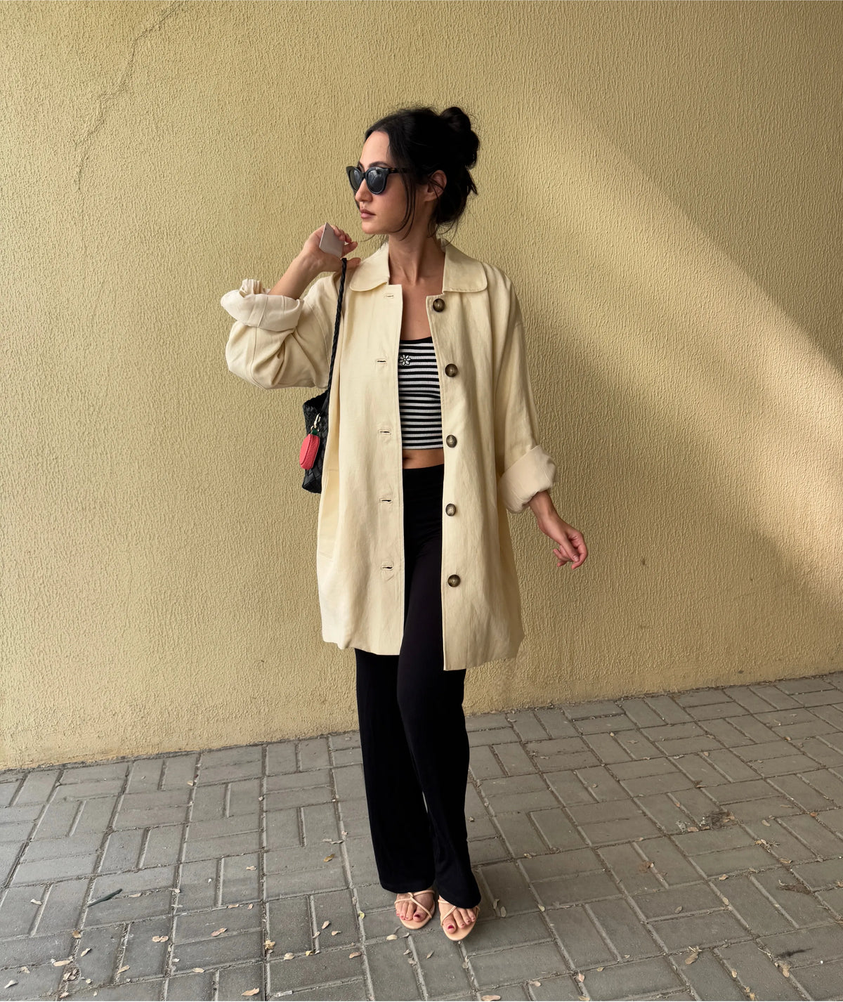 Aylani Coat Sewing Pattern | Fully Lined Minimalist Coat Pattern | Button Front Coat with Welt Pockets | Beginner Friendly | Sizes XXS–2XL | Instant PDF Download