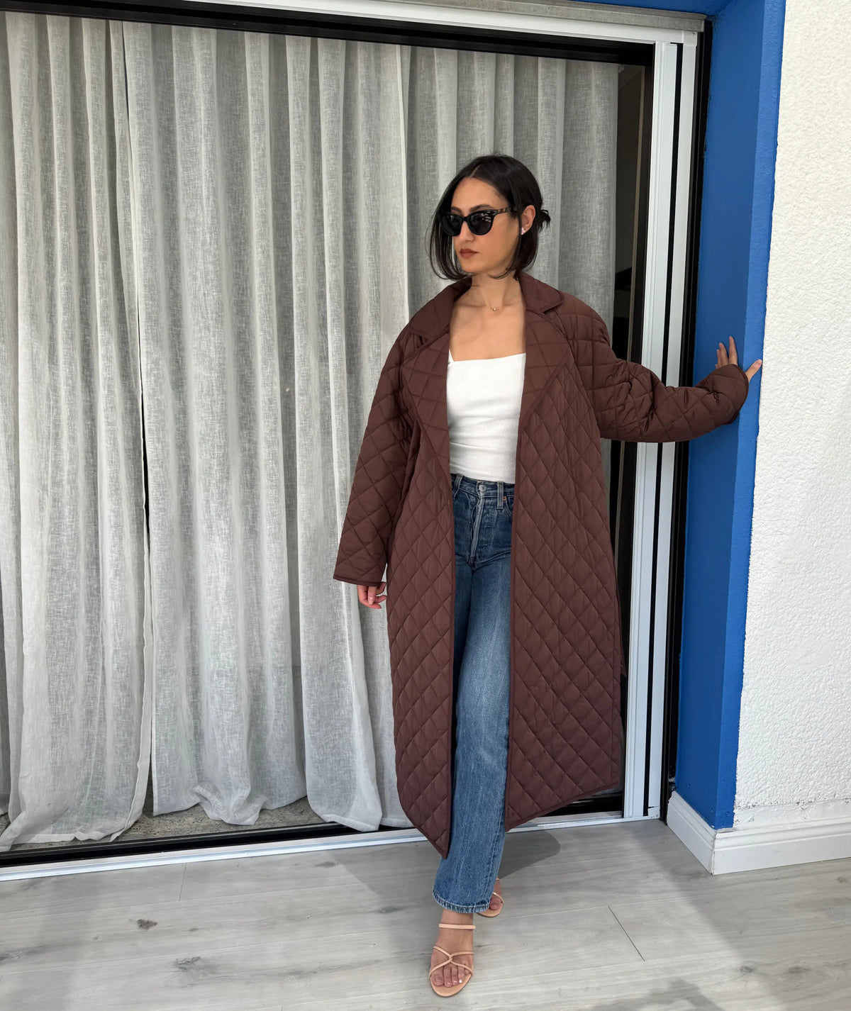 Quilted Coat Jacket Beginner Sewing Pattern PDF Size XXS-XXL