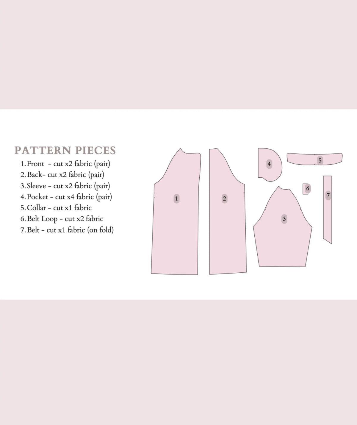 Quilted Coat Jacket Beginner Sewing Pattern PDF Size XXS-XXL