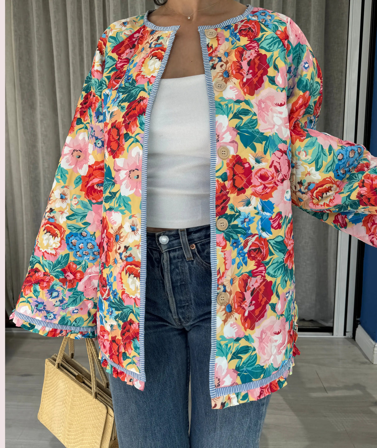 Quilted Jacket Beginner Sewing Pattern Coat pdf XXS-XXL