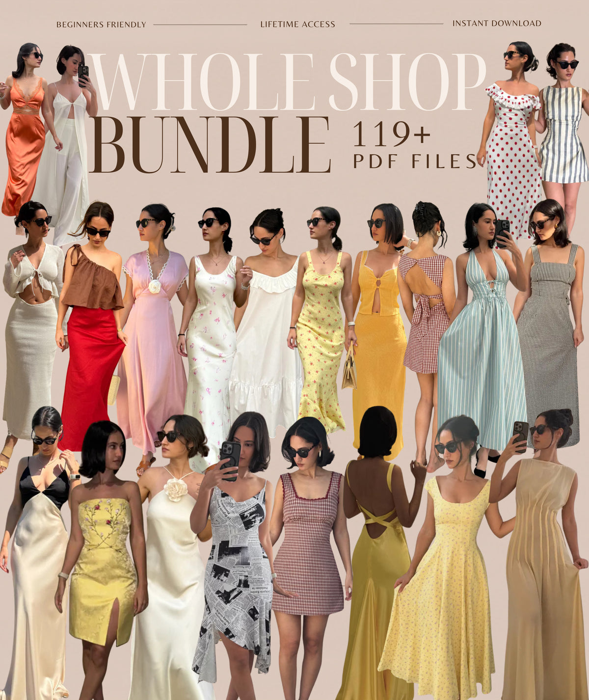 Whole Shop Bundle 100+ PDF Patterns