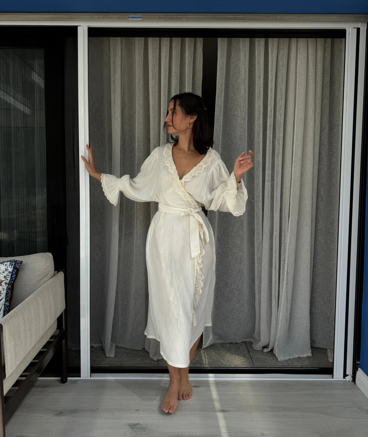 Robe + Maternity Pattern | Womens Loungewear Pattern | PDF Sewing Pattern | Kimono Morning Robe | Easy Sewing Pattern | INSTANT DOWNLOAD