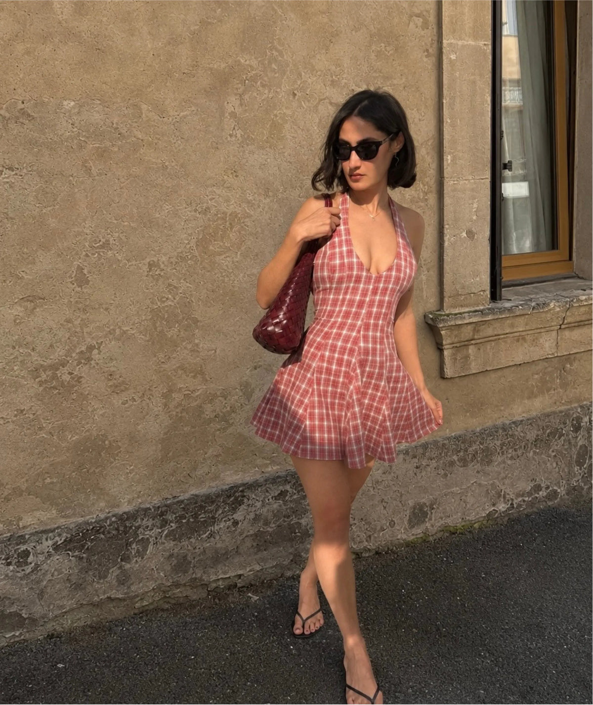 Cara Dress | Halter Mini Dress Pattern | Open Back Corset Tie Dress | Beginner Friendly | Sizes XXS–2XL | Instant PDF Download