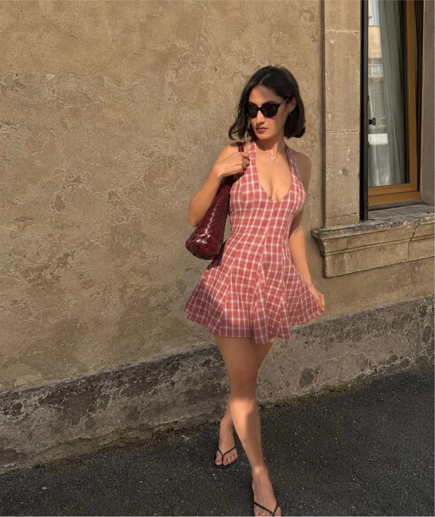 Cara Dress | Halter Mini Dress Pattern | Open Back Corset Tie Dress | Beginner Friendly | Sizes XXS–2XL | Instant PDF Download