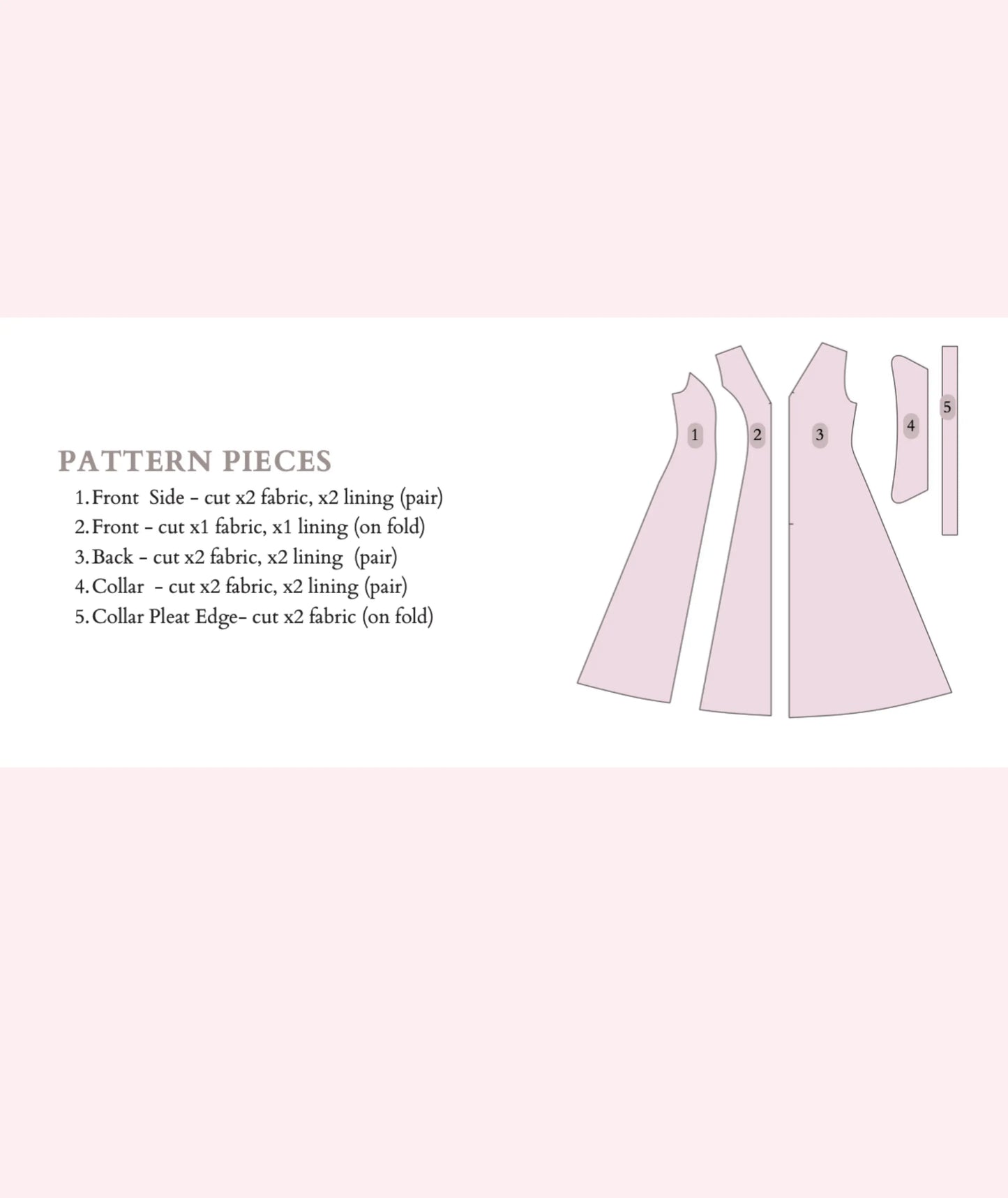 30's Vintage Midi Dress with Big Collars Easy Sewing Pattern