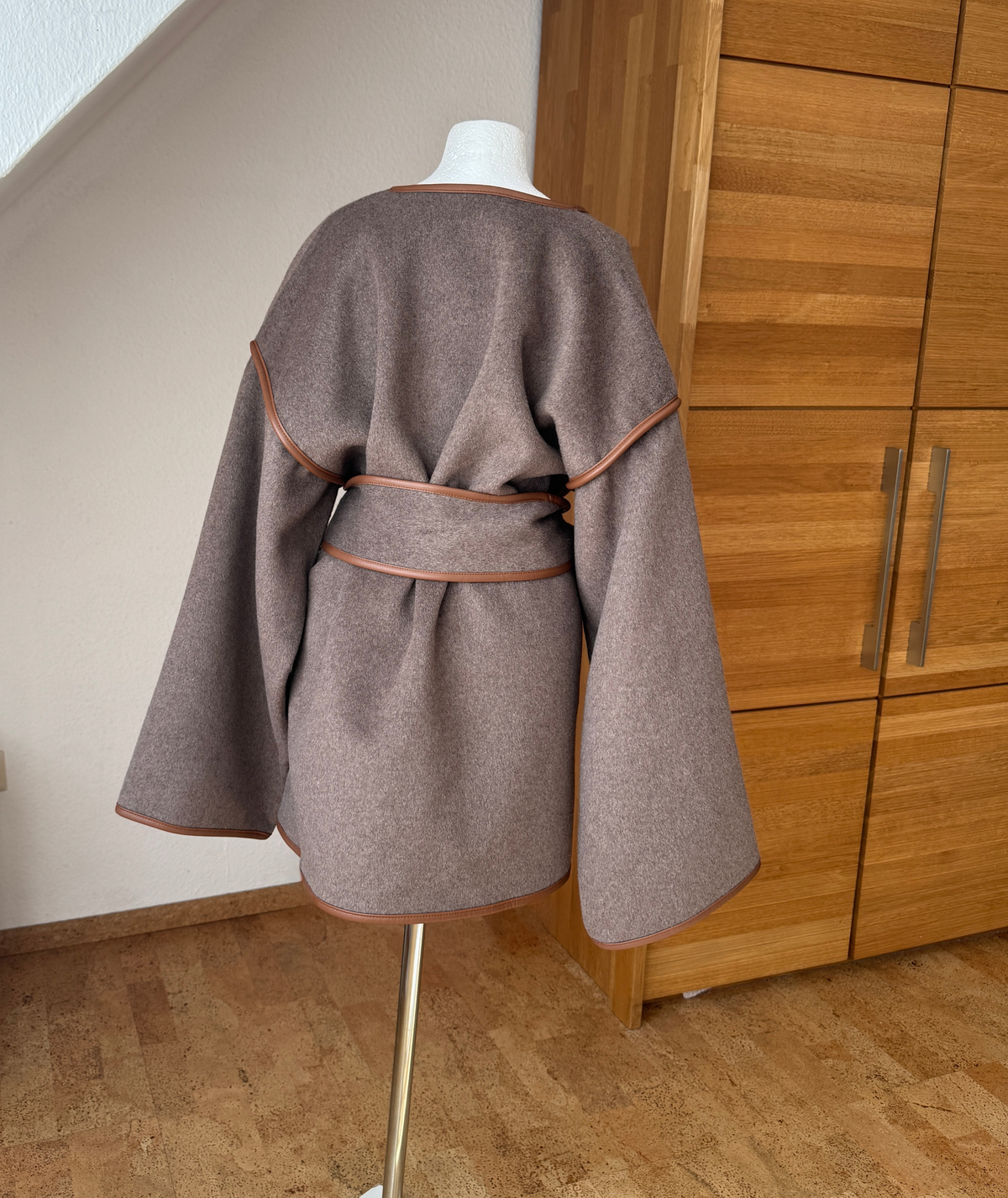 Oversize Wool Coat Beginner Sewing Pattern PDF XXS-XXL