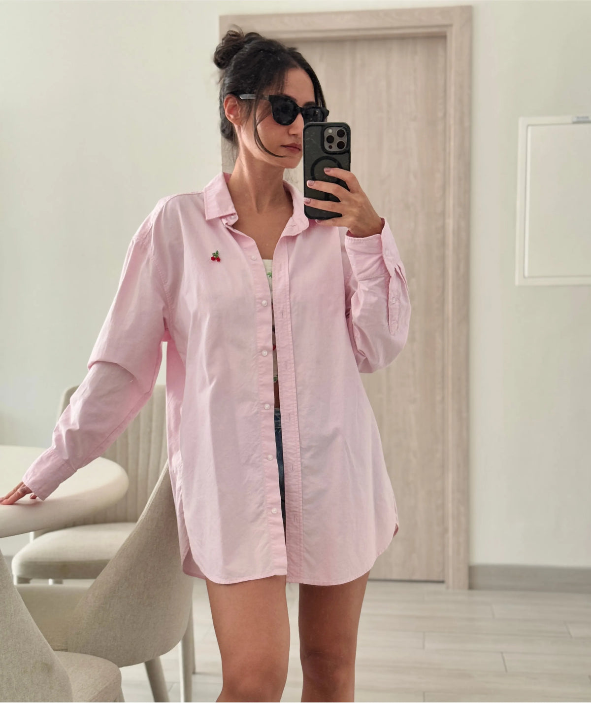 Scarlet Shirt Sewing Pattern | Classic Button-Up Shirt Pattern | Relaxed Fit Shirt with Collar & Cuffs | Beginner Friendly | Sizes XXS–2XL | Instant PDF Download