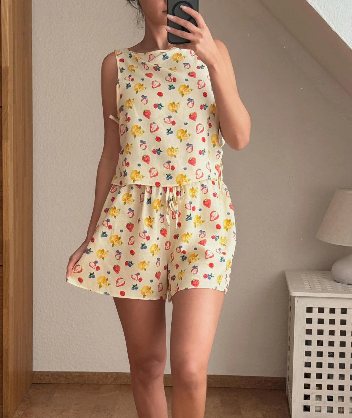 Crop Tie Top & Wide Leg Shorts Sewing Pattern