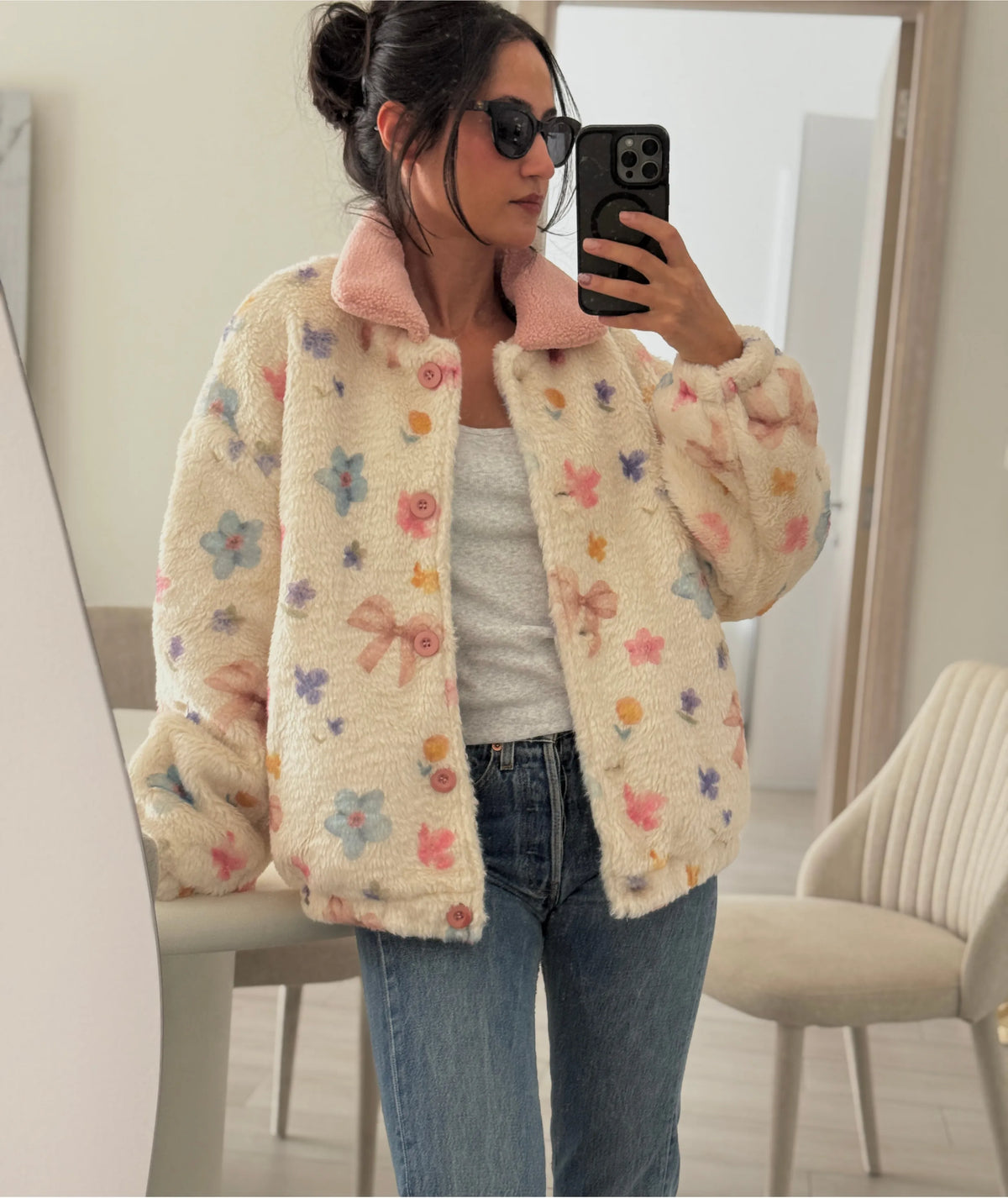 Daphne Jacket Sewing Pattern | Fully Lined Cozy Jacket Pattern | Button Front Jacket with Collar | Beginner Sewing Pattern | Sizes XXS–2XL | Instant PDF Download