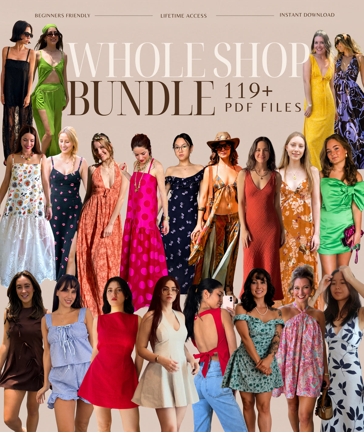 Whole Shop Bundle 100+ PDF Patterns