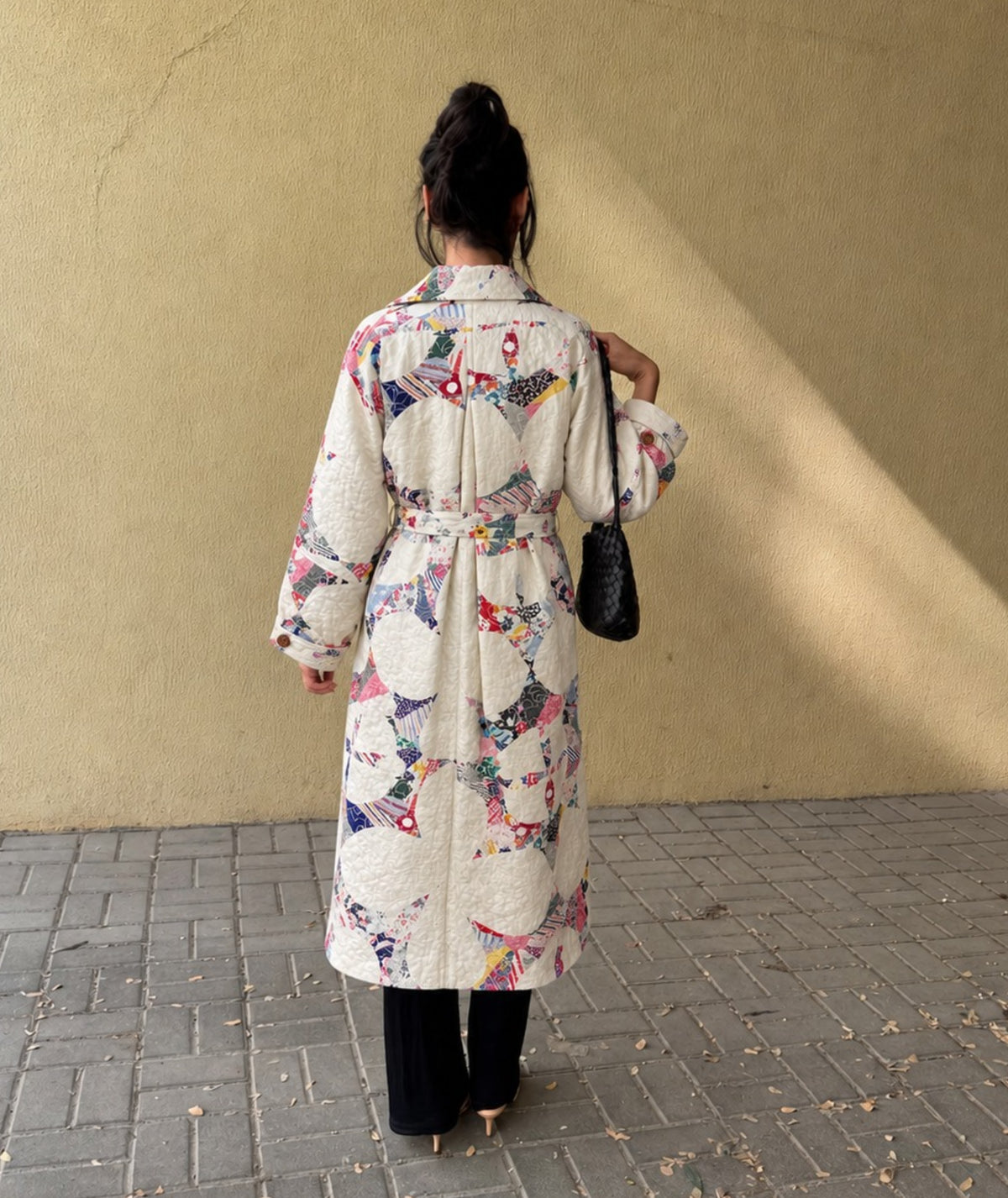 Ariana Coat | Oversized Quilted Coat Pattern | Fully Lined Button Up Jacket with Belt | Sizes XXS–2XL | Instant PDF Download