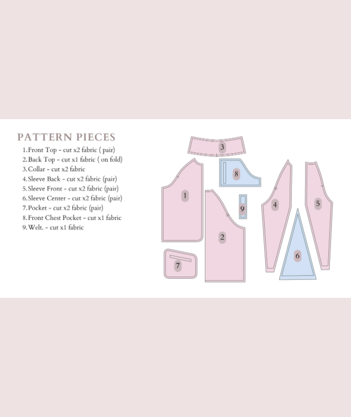 Ida Jacket | Fleece Teddy Jacket Sewing Pattern | Sizes XXS–2XL | Beginner Zip-Up Fleece Jacket | Raglan Sleeve Outerwear | Instant PDF Download
