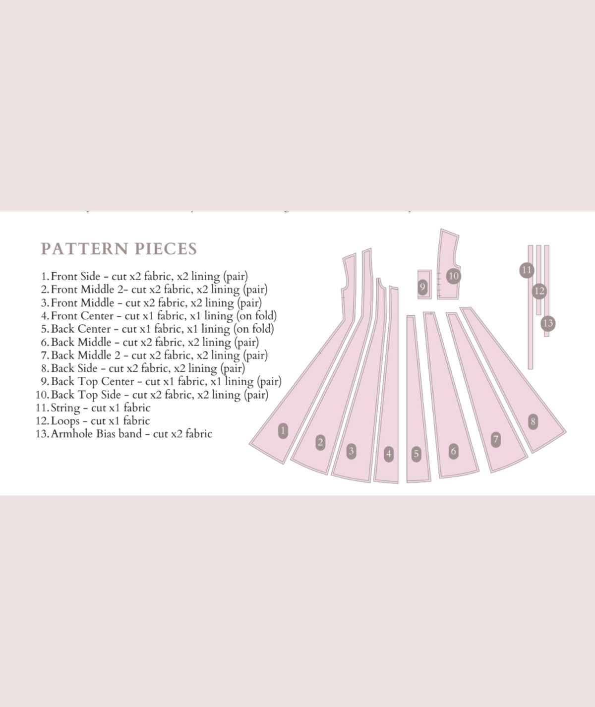 Heidi Dress Sewing Pattern | Sizes XXS–2XL | Lace-Up Back Cottagecore Dress | Panelled Bodice A-Line Skirt | XXS-2XL | Instant PDF Download