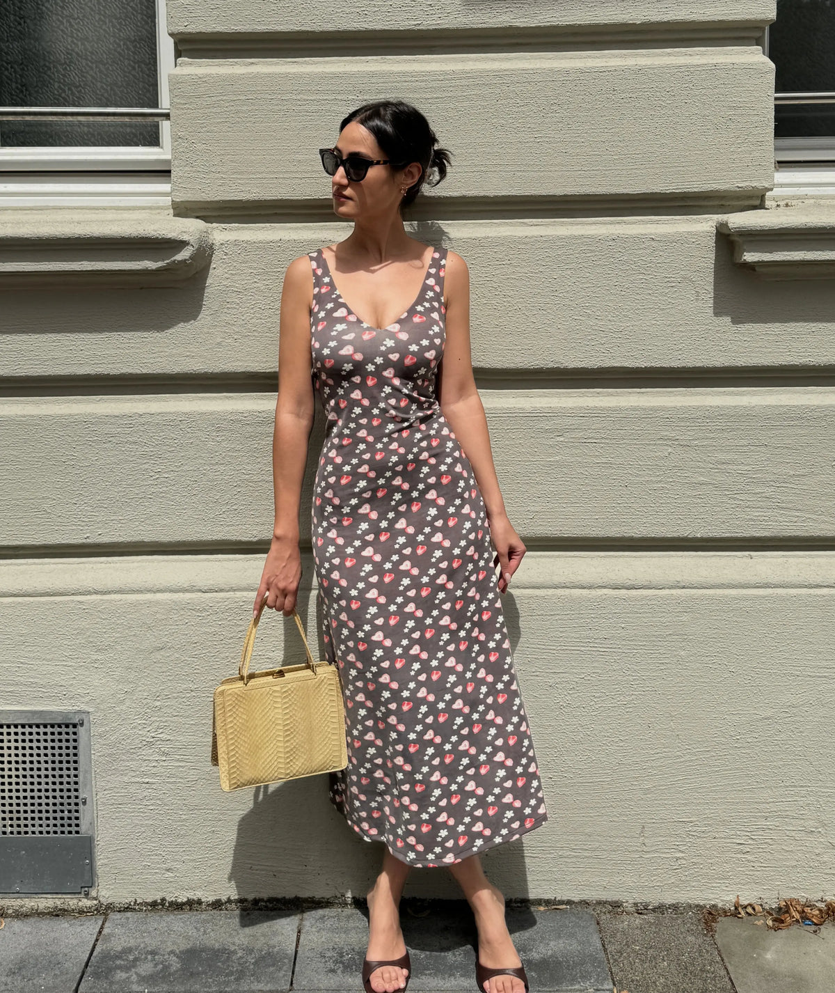 Midi Sun Dress Beginner Sewing Pattern – Rosys Patterns Midi Sun Dress Beginner Sewing Pattern – Rosys Patterns