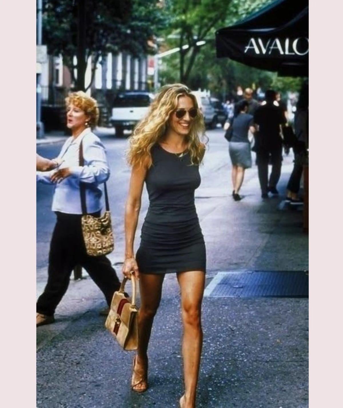 Carrie Bradshaw SATC Mini Grey Dress Beginner Sewing Pattern PDF