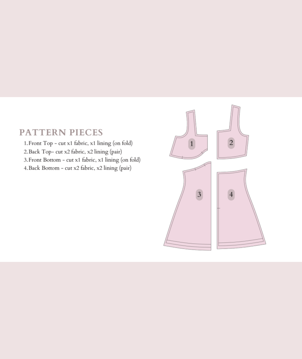 Lauri Dress | Square Neck Mini Dress | Gathered Bodice Lace Trim | Beginner Friendly | Sizes XXS–2XL | Instant PDF Download