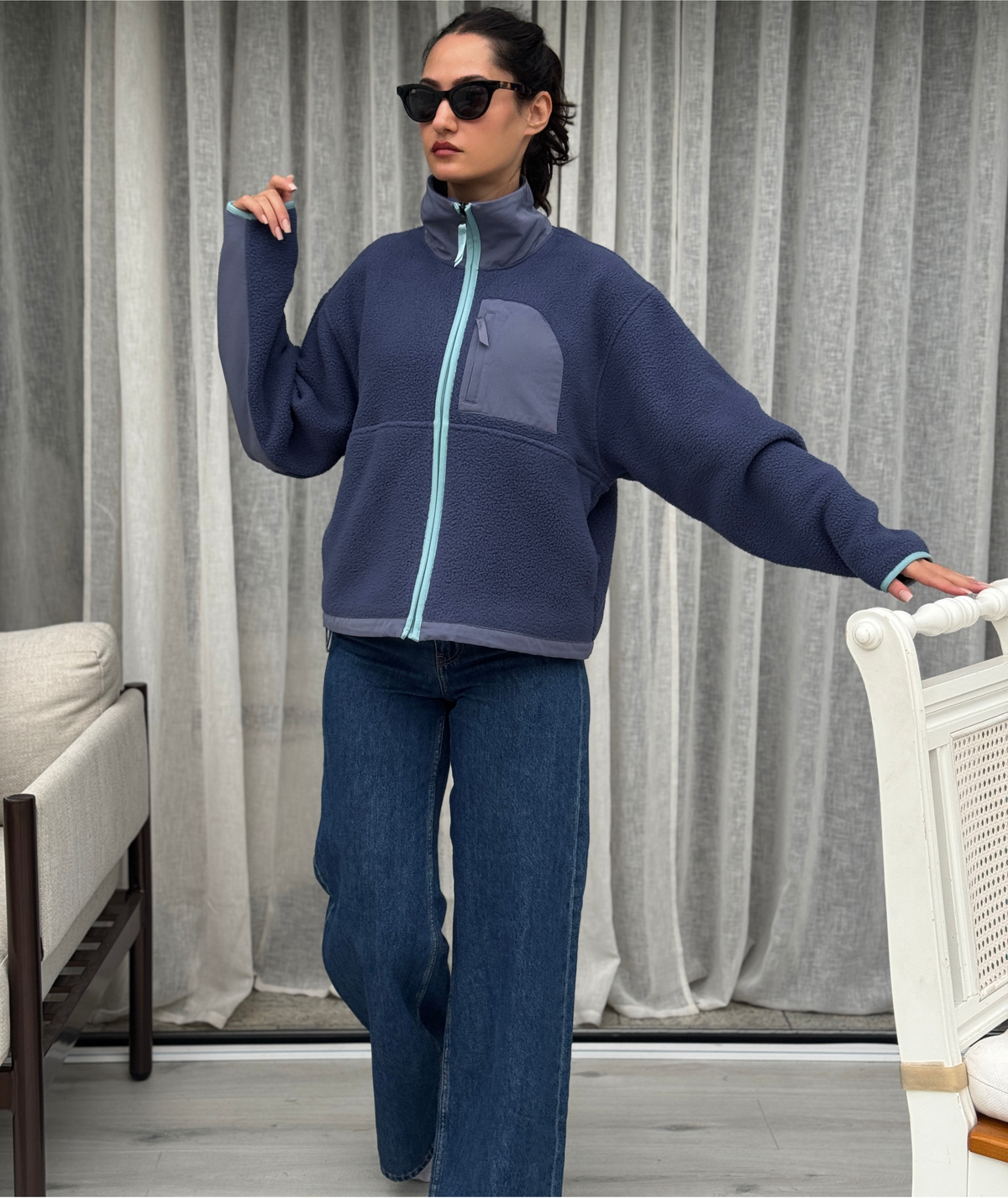 Stellar Fleece Jacket Sewing Pattern | Sizes XXS–2XL | Easy Zip-Up Jacket | Beginner-Friendly Outerwear | Instant PDF Download